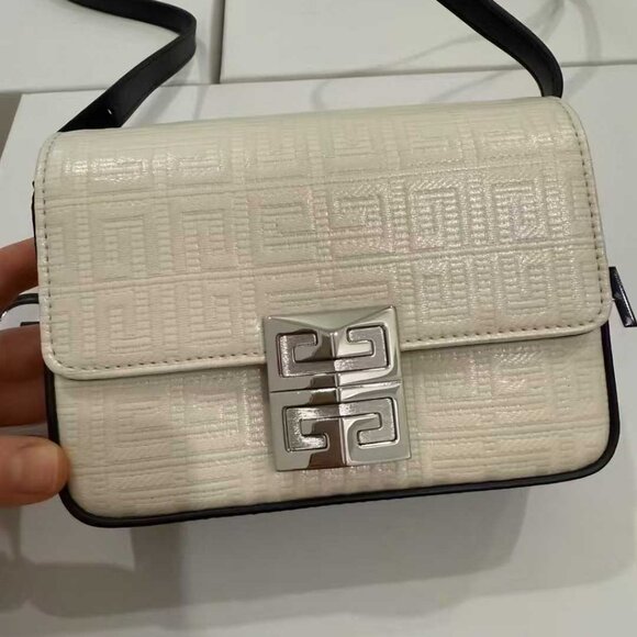 NWT Authentic Givenchy Small 4G Monogram-Embossed Crossbody Bag - Picture 2 of 6